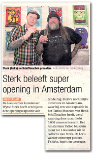 Huis aan huis 7/11/2012 met Henk Schiffmacher