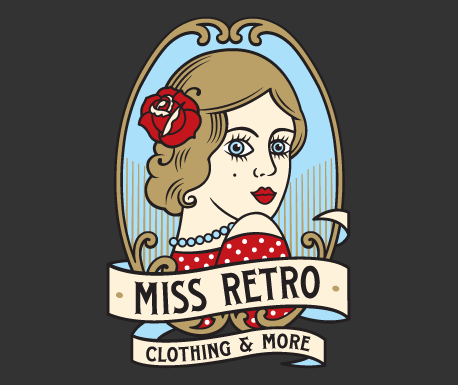 Miss Retro logo design