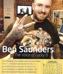 Ben Saunders wears GoSterk T-Shirt!