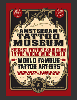 Amsterdam Tattoomuseum design work