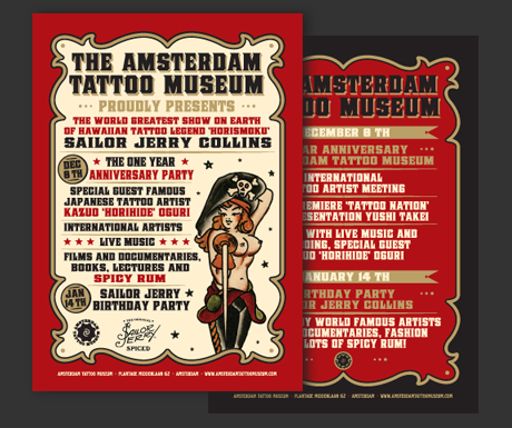 Flyer Amsterdam Tattoo Museum