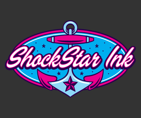 Logo design voor ShockStar Ink