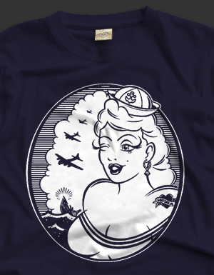 T-Shirt Sailor Pin-Up