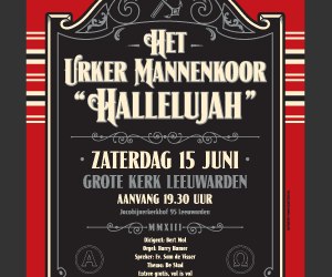 Urker Mannenkoor "Hallelujah" & CH2018 & GoSterk