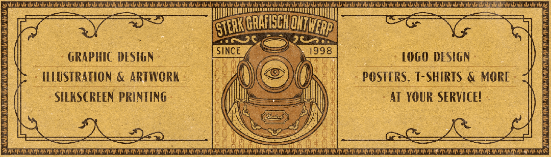 Header GoSterk - Graphic Desig, illustration, Artwork, Silkscreen printing Header afbeelding GoSterk